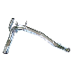  Car Accessories Engine Cooling Pipe Metal Hose Tube