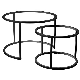  Double Metal Coffee Table Legs Customized Metal Base Round Dining Coffee Table Frames and Legs