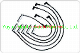  Spark Plug Wire, Ignition Leads, Ignition Leads Set with 50 Ohms/Meter (18 OHMS/FOOT)