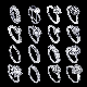  Xingyue Rings Jewelry Women, Gemstone Finger Gold Plated 925 Sterling Silver Engagement Wedding Diamond Moissanite Ring for Women