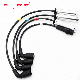 4 Wires Spark Plug Cable Set OEM 96305387 for Lanos Kalos