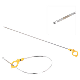  Engine Oil Level Dipstick Stainless Steel Oil DIP Stick Injection Handle Pull Tab Ring Rod O-Ring Tip Laser Mark Factory