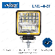  Lmusonu New LED Work Light 4042f 4.3 Inch 126W with Yellow Diaphragm/Aperture/Halo/Ring