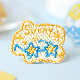  China Factory Custom Cute Embroidered Patches Iron on Multi Shape Kawaii Heart Patch