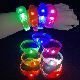  China Factory Custom Fashion Colorful Glow in The Dark Plastic LED Bracelets Luminous