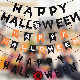  China Manufacturer Custom Halloween Party Decoration Halloween Alphabet Flag Custom