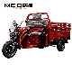 Direct-to-Consumer Red Electric Tricycles for Agricultural Cargo Operations