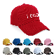 China Factory Wholesale Custom Colorful Blank Baseball Cap with Embroidery Logo manufacturer