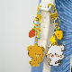  Wholesale Metal Keychain Cute Creative Hard Enamel Keychain Custom Keychain Metal with Pendant