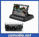  3 in 1 Sound Alarm CCD Car Reverse Backup LED Rear View Parking Camera Sensor 4.3