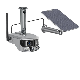  Wide Angle Waterproof Outdoor Bullet Solar 4K Dual Lens 8MP Battery IP Camera