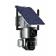  4K Outdoor Panoramic Poe Human & Vehicle Detection Two-Way Audio Dual Lens WiFi Solar Security Camera