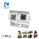 Night Vision Waterproof Dual Lens Reversing Bus Truck Digger Agricultural Heavy Vehicles Truck Backup Car Camera System