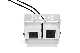  Ahd 1080P Dual Twin Lens CCD Trailer Heavy Duty Truck Reversing Night Vision Camera for Bus RV Forklift