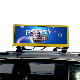  P3 Full Color Waterproof Outdoor Double Sided Programmable Car Roof Advertising Signs Taxi Top LED Display