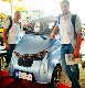 60V 1500W/3000W 2 Seater Closed Electric Mini Car with EEC