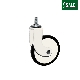  Quietly Running 3inch Caster Wheel with PP PU TPR PVC Nylon TPE Np Cast-Iron Alloy in Black&White