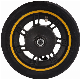  Scooter Front Wheel, 10 Inch 60/70-6.5 Solid Tire Replacement for Ninebot 9 Max G30 Electric Scooter, Aluminum Alloy and Rubber Explosion Proof Scooter