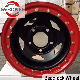  Chrome 5 Spokes Offroad Rims Steel Wheels with Lug Hole for SUV 14X5 14X6 14X7 PCD 4/140 5/108 5/114.3 5/120.65 5/127 6/139.7 CB 75 84 108 110 Et +15~ -50