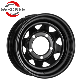  Steel Wheels with Lug Hole Chrome 8 Spokes Offroad Rims for SUV 14X5 14X6 14X7 PCD 4/100 4/114.3 4/140 5/108 5/114.3 5/120.65 5/127 6/139.7 CB 68/71/75/84/108mm