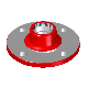  Customized Iron Casting Parts/Heavy Duty Truck and Trailer Axle Part Wheel Hub/Ductile Iron Sand Casting Parts 1-15T