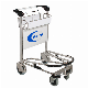  Best Stainless Steel 4 Wheels Airport Hand Baggage Luggage Trolley Carts with Brake Supplier
