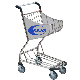 4 Wheels Airside Airport Shopping Trolley Cart