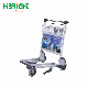  3 Wheels Aluminum Airport Trolley Cart