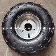  145/70-6 Go Kart Tire Wheel Lawn Mower Tire Trolley Cart Wheelbarrow Wheels