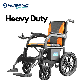  Aluminum Alloy Lightweight Electric Wheelchair Portable and Foldable Good on All Terrain