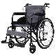  [PW-8006] Lightweight Foldable Manual Self-Propelled Active/Passive Wheelchair with Backrest and Brakes in Aluminum Alloy or Steel as Hospital Equipment