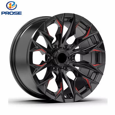 China High Quality Popular New Design Alloy Forged Rim Golden Wheels