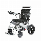  New Aluminium Alloy Two-Step Quick Folding Handicapped Power Electric Wheelchair for The Adult Disabled