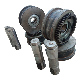 Custom Forging High-Strength Alloy Forged Crane Wheel for Port Lifting Machine