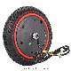  for Xiaomi 1s / Lite / M365 / M365 PRO / M365 PRO 2 / M365 PRO 3 Electric Scooter 8.5-Inch Inflatable Tire Wheel 350W 36V with Colored Circle DOT Decor - Red