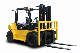  Chinese Heavy Duty 600mm Load Center 7 Ton Diesel Forklift Truck