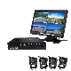  1080P Full HD Real Time Monitor Parking Recording 4 Channel Mobile Car DVR