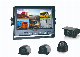  9inch Ahd Quad 6CH Car Touch Panel LCD Monitor DVR with GPS