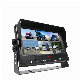  9inch Ahd Quad 6 Channel Car Touch Panel LCD Monitor DVR with Recording GPS 4G WiFi