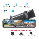 12′′ 3 Lens 2.5K GPS DVR with Car Paly Rearview Camera Mirror Dashcam