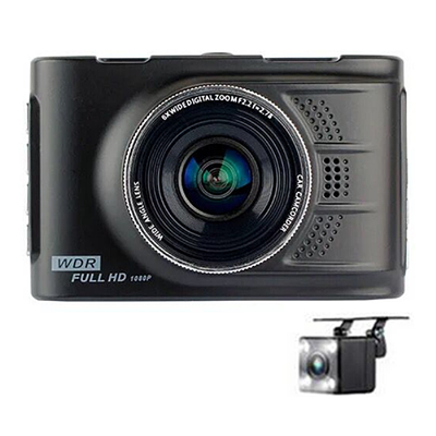 Black 3" High-Definition 32g Double Lens Mini