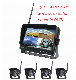  10.1inch HD 720p 2.4G Wireless Mobile Quad LCD Monitor DVR