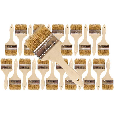 3" Wooden Chinese Bristle Paint Brush