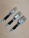  Factory Best Selling Synthetic Bristle Filament, Plastic/ Wooden Handle Paint Brush with Stainless Steel Ferrule