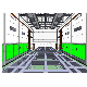  Heavy Machinery Spray Painting Room with Floor Conveyor Chain