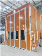  Wld Quality China Manufacturer Guangzhou Factory Equipment Supplier Top Open Commercial Paint Spray Booth with 3D Manlift