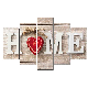  5D Diamond Painting Kit a Series of Paint Diamond Art Painting in Living Room Wall Deacor