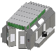  Hongyuan Brand Manufacturer Side Draft Paint Booth for Sale