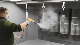  Hot Sales Manual Stainless Steel Powder Coating Booth for Paint System