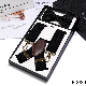  Hook-Clips Suspenders Men Convertible Suspenders Bowtie Set with Belt Loop Braces